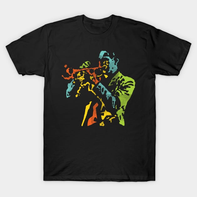 The Colorful Trumpet Player T-Shirt by jazzworldquest